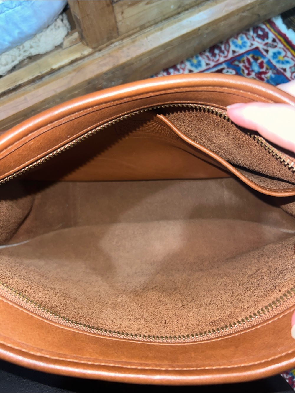 Coach 9980 Taft Crossbody in British Tan Leather - Picture 12 of 13